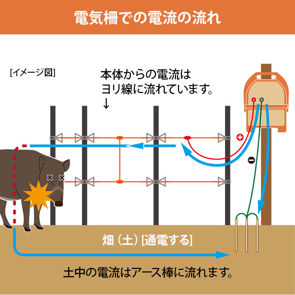 アポロ 電気柵 イノシシ用 300m×2段張りセット FRP支柱仕様 アポロ 電気柵 イノシシ用 300m×2段張りセット FRP支柱仕様