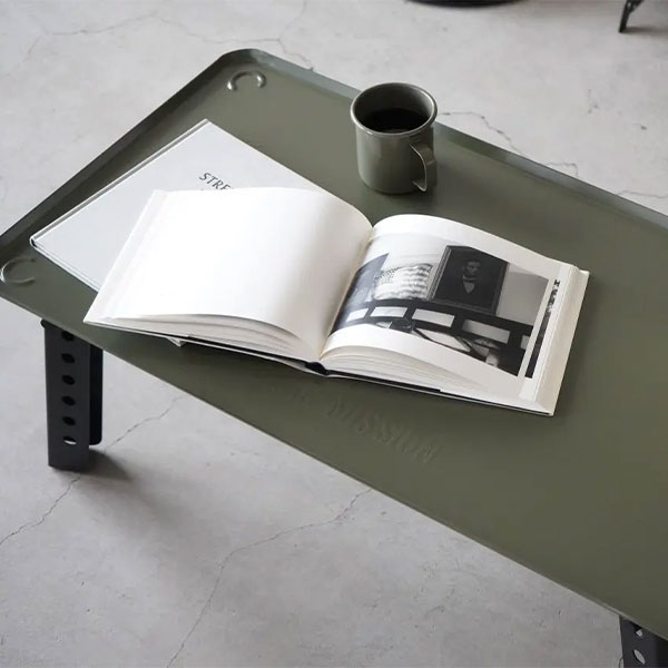 トヨトミ ギアミッション ローテーブル GM-LT1(G) オリーブグリーン