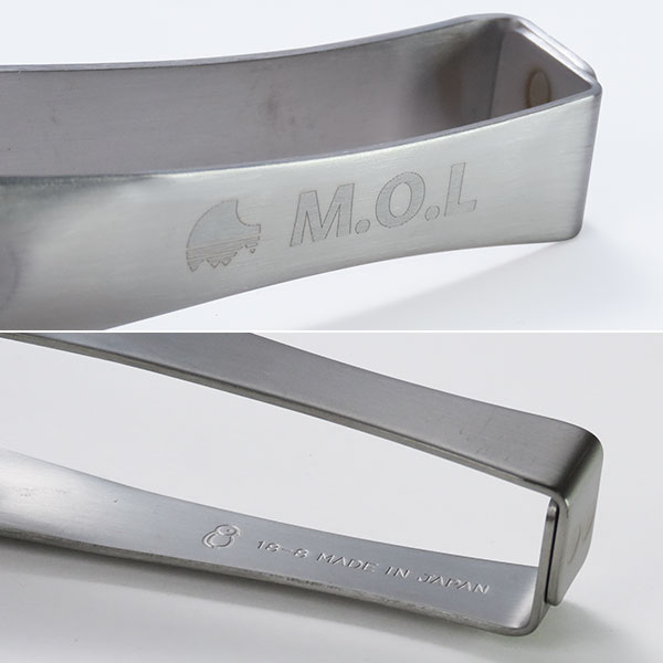 M.O.L 【メール便】M.O.L ピンセットトング ステンレス 日本製 240mm