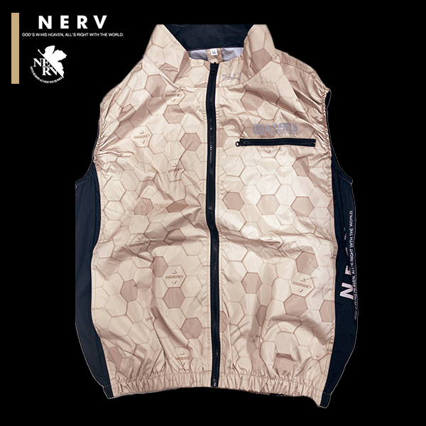 COVELL エヴァンゲリオン 空調冷風服 NERVモデル 3Lサイズ＋24Vファン