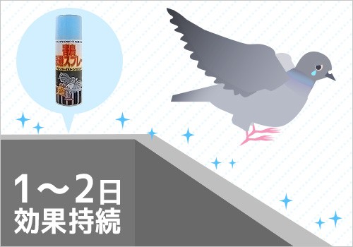 イカリ消毒 ハト避けスプレー スーパーハトジェット 4ml 鳩対策用 鳩 防鳥 鳥よけ トリ避け 防鳥用品 ミナト電機工業 通販 Paypayモール