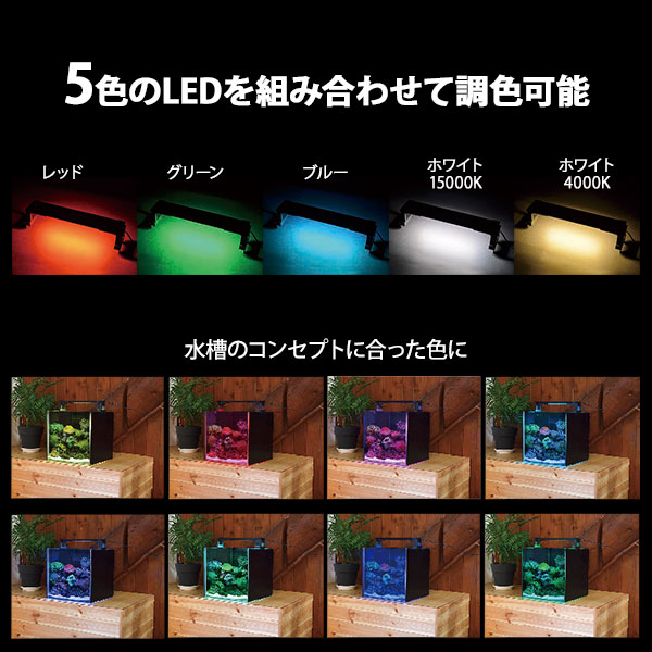 ゼンスイ LEDライト 90cm水槽用 マルチカラーLED 900 (リモコン付き) [LEDランプ 照明 鑑賞魚 熱帯魚 水草]