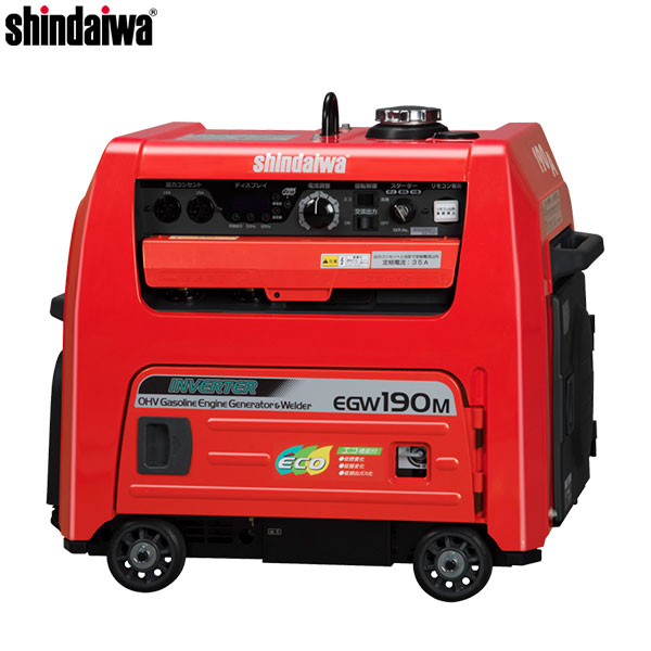 溶接発電機　SHINDAIWA　DGW311DM　エンジン発電機　溶接機　新ダイワ Yahoo!オークション - 新ダイワ SHINDAIWA 防音型エンジン発電機兼用溶