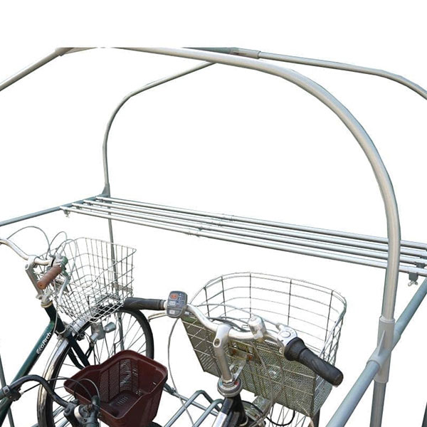 ナンエイ サイクル棚パイプセット 3台用 CT3D (サイクルハウス専用