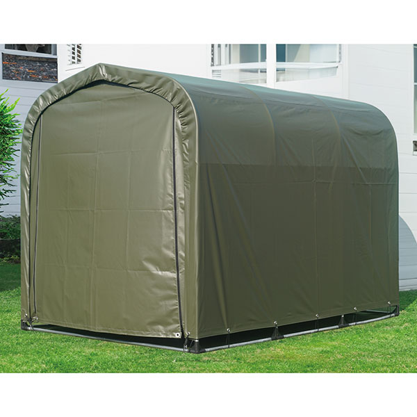 サイクルハウス 3台用 ARMY (本体一式) [南栄工業 ナンエイ 自転車 駐