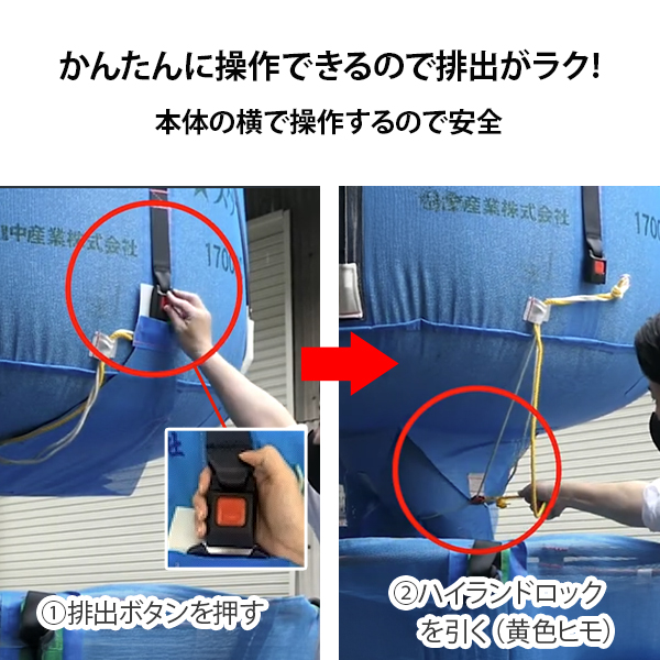 丸型 自立型大量輸送袋 スタンドバッグスター 1700L STB-1700 丸型 自立型大量輸送袋 スタンドバッグスター 1700L STB-1700
