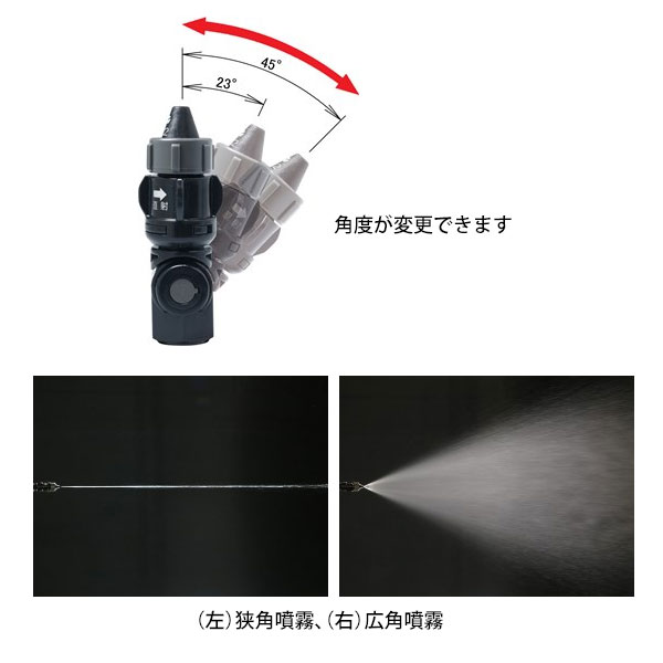 メール便】ヤマホ工業 マルチ自在噴口 (G1/4) 133003 [噴霧器 噴霧機