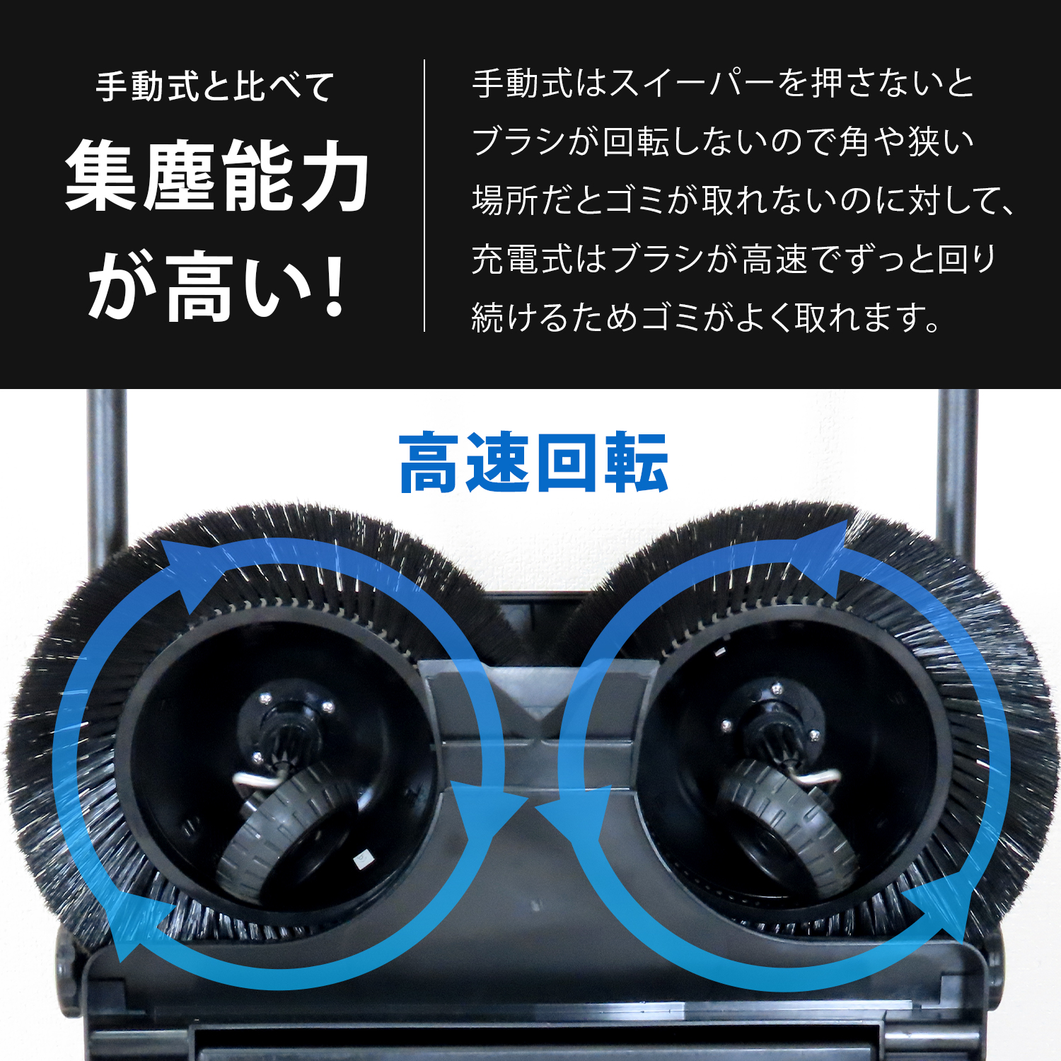 MINATOWORKS（ミナトワークス） ミナト 充電式スイーパー ロード