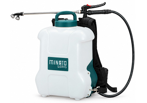 ミナト 18V充電式 噴霧器 16L＋2Ahバッテリー＋充電器+除草剤用ノズル