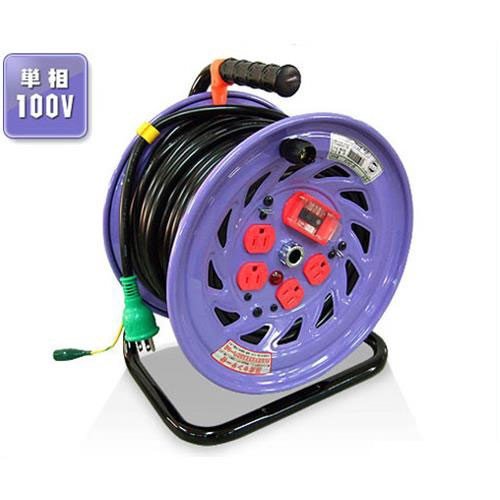 日動工業 日動 電工ドラム NF-EK34 (VCT2.0-22A×30m) [コードリール