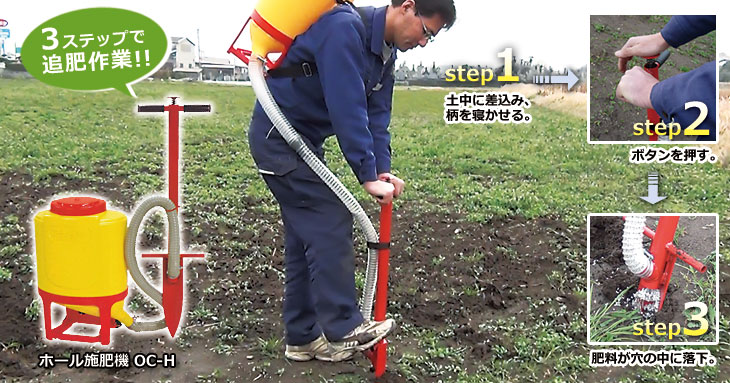 向井工業 ホール施肥機 OC-H (施肥部のみ) [肥料散布機 追肥機] : oc-h