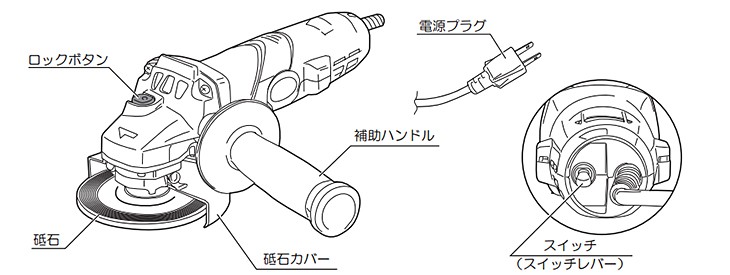 リョービ ディスクグラインダ G-1030 (625100A) ｜ 電動工具 
