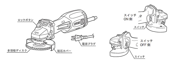 リョービ 刃研ぎグラインダ CG-11 (632400A) ｜ 電動工具,グラインダー・サンダーの通販・販売ならミナトワークス