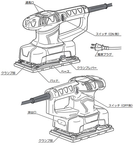 RYOBI (京セラ) サンダー S-815M 本体 (単品) 【629304A】 : 1368-2048 : KQLFT TOOLS - 通販 -  Yahoo!ショッピング