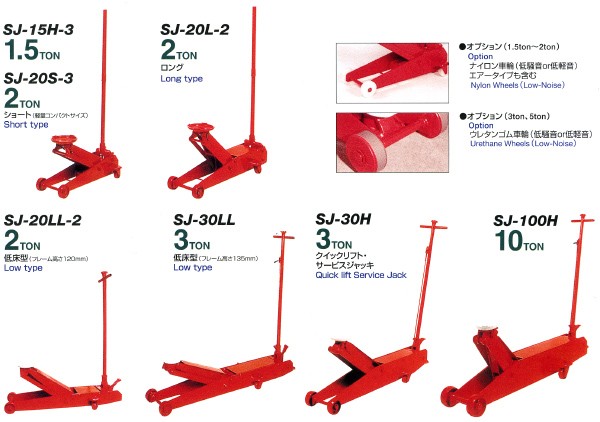 マサダ サービスジャッキ SJ-20LL-2 (使用荷重2t/低床ペダル付・手動式) : sj-20ll-2 : ミナトワークス - 通販 -  Yahoo!ショッピング