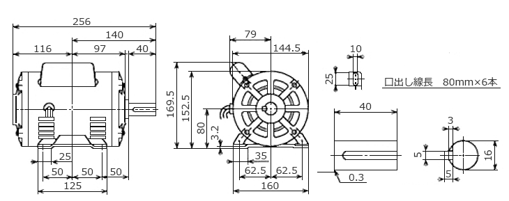 日東電工 単相モーター EFOUP-KRN 4P 0.4kw (単相100V200V/0.4kW) [電動機 汎用モーター 日立] : hitachi-efoup-kr-40  : ミナトワークス - 通販 - Yahoo!ショッピング