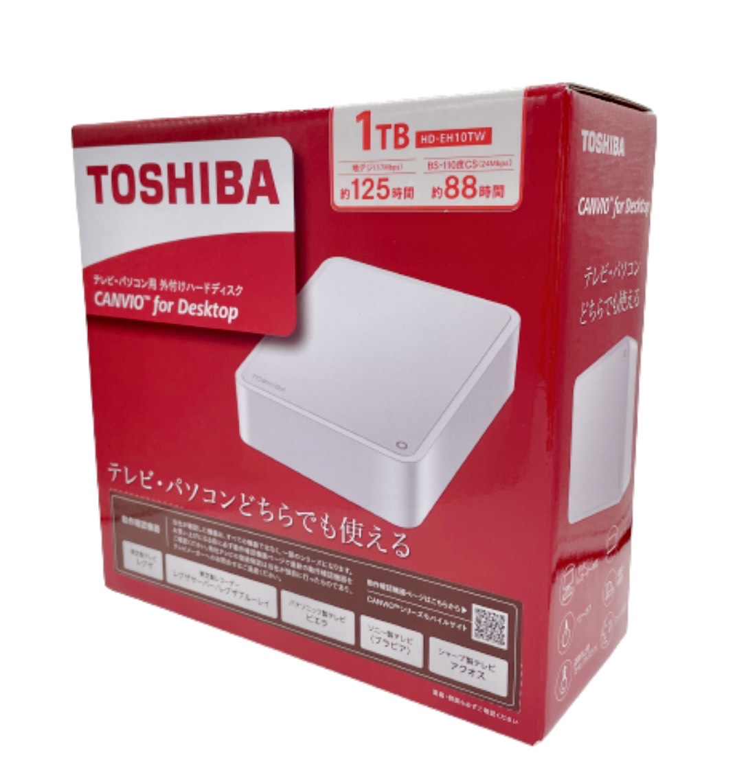 東芝 - 【新品】東芝 外付けHDD  HD-EH10TK TOSHIBA 東芝 HD-EH10TK 外付けハードディスク ブラック 新品
