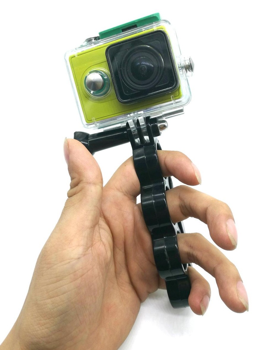 GoPro に適合 メリケン サック ハンドグリップ ナックル フィンガー