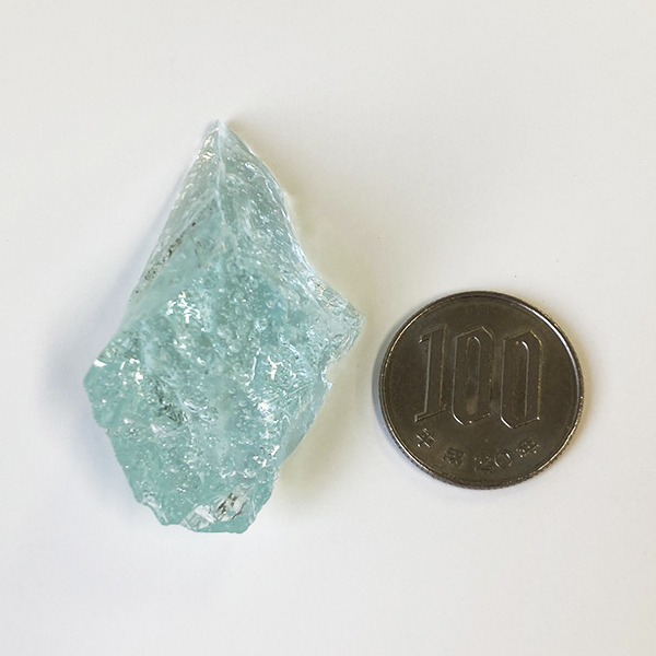 アンダラクリスタル〈シーフォーム 青 水色 気泡入り〉送料無料