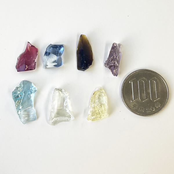 アンダラクリスタル不揃いミニサイズ7色セット 送料無料 シェラネバダ