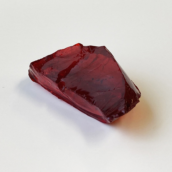 アンダラクリスタル〈スカーレットシフトアンダラ〉赤 気泡入り 送料