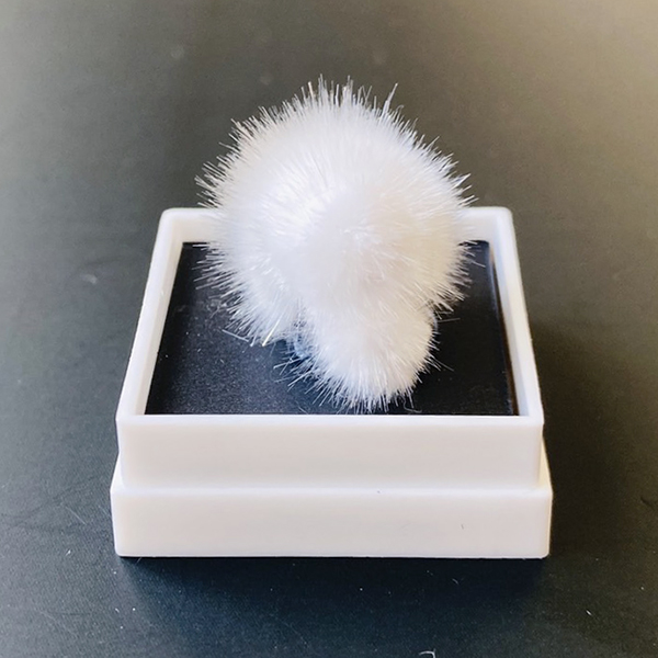 オーケン石 オケナイト（Okenite)直径約17mm コレクションケース付