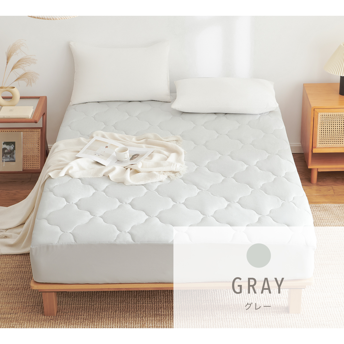 Beautyrest クイーンサイズ ボックスシーツ アイボリー 24ss23843_y.jpg
