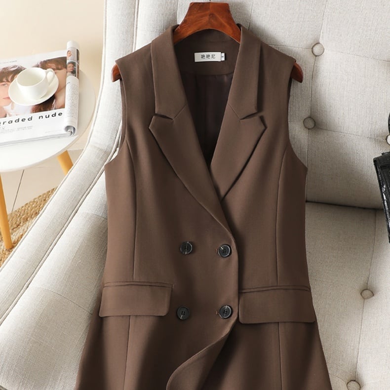 美品 Y's ワイズ リネン ロングジレ 羽織り Aラインダブルクロス ベージュ 楽天市場】ジレ ロング丈 ベスト レディース 春夏 前開き