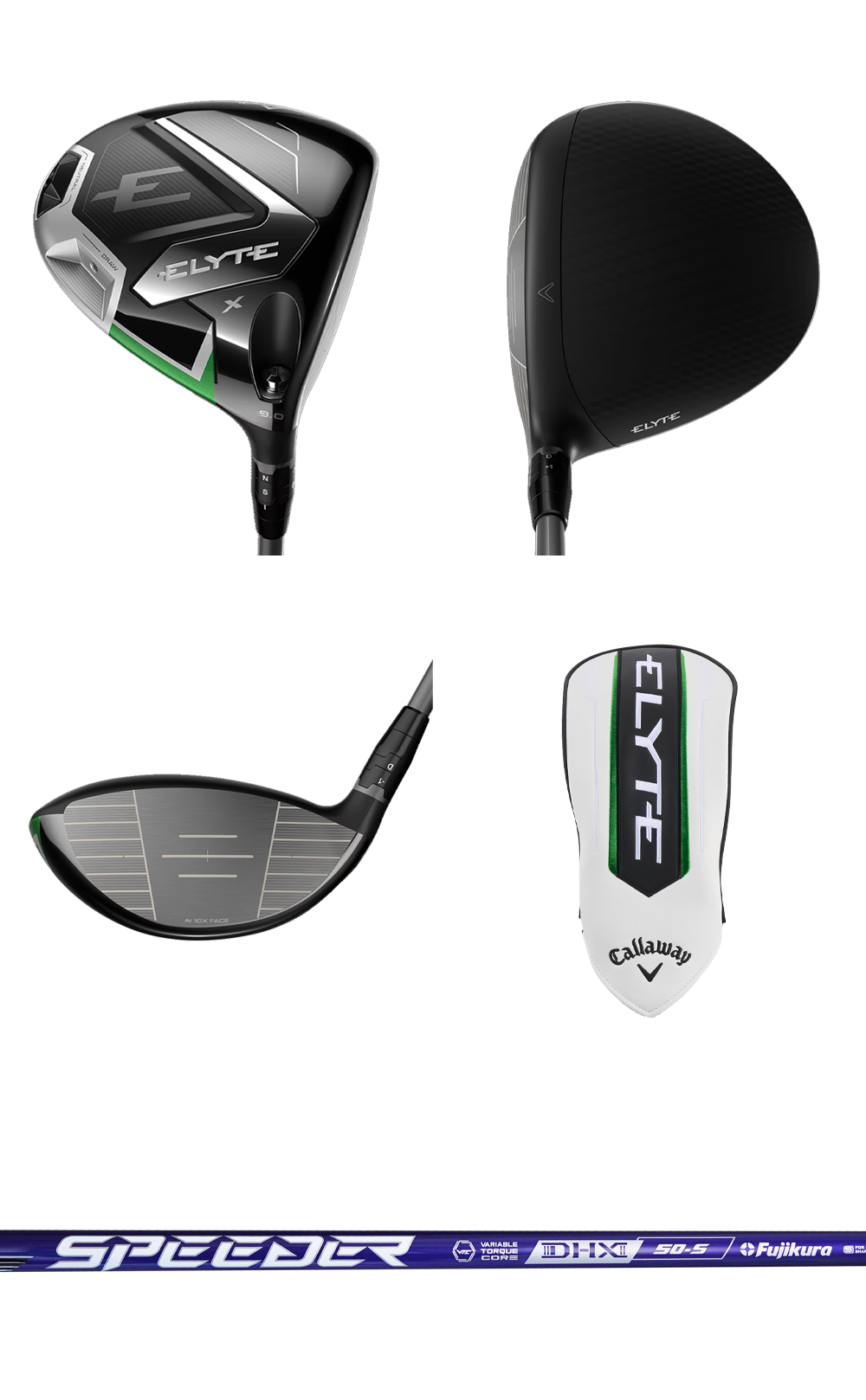 ELYTE 【高反発加工/CT値320/ヘッドスピード43m/s未満】キャロウェイ X