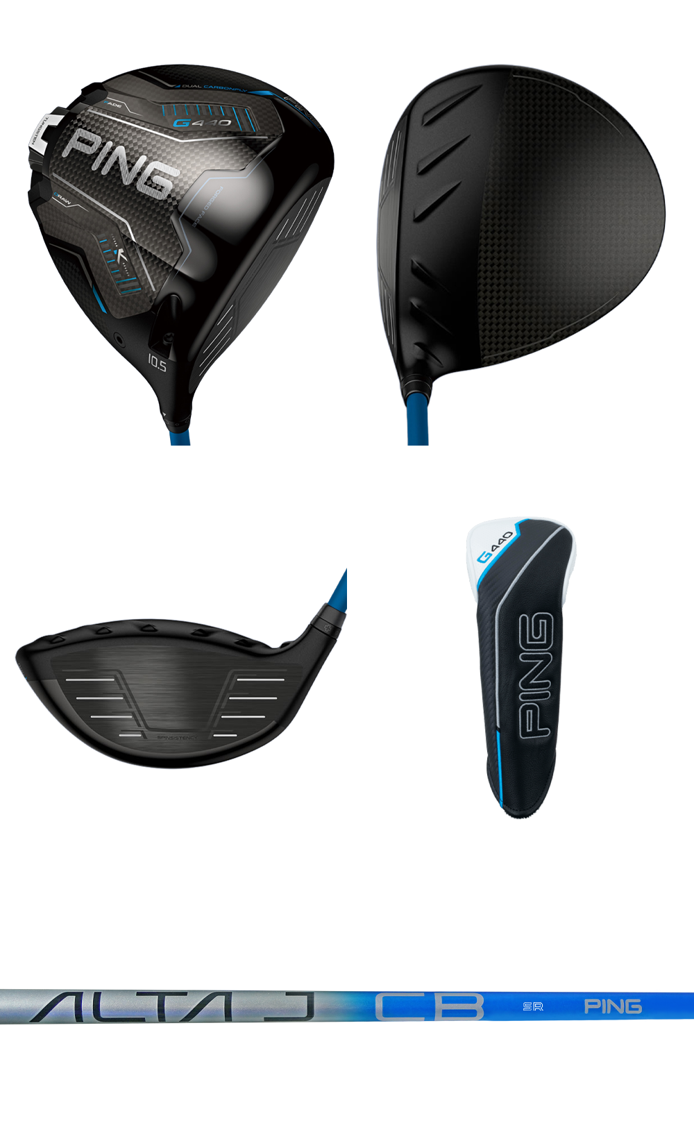 PING　ピンG440K10.5°ヘッド高反発仕様ヘッドカバーとデーターシート付 G440 【高反発加工/CT値345/ヘッドスピード41m/s未満】ピン K 10.5