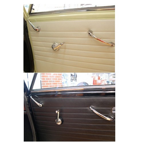 ローバーミニ　クロームドアハンドル 3点セット ローバーミニ/クラシックミニ クロームメッキハンドル 3点セット