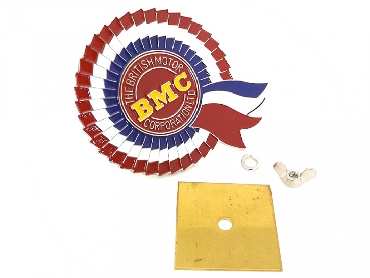 ローバーミニ/クラシックミニ BMCグリルバッジ シルバー : MINI DELTA