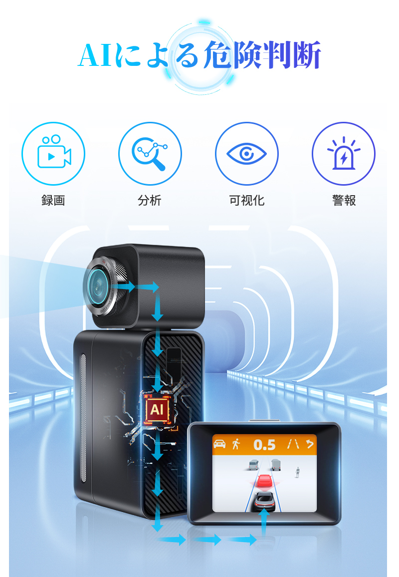 MINIEYE 2Pro ドライブレコーダー 前後カメラ 4K AI搭載 安全 MINIEYE 2Pro ドライブレコーダー 前後カメラ 4K AI搭載 安全
