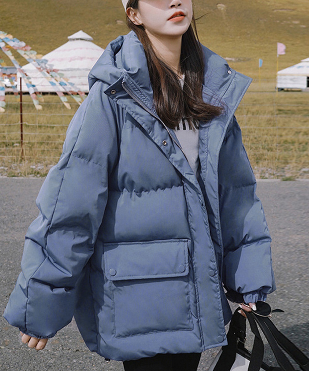 miniministore（ミニミニストア） フード中綿コートフェイクダウン