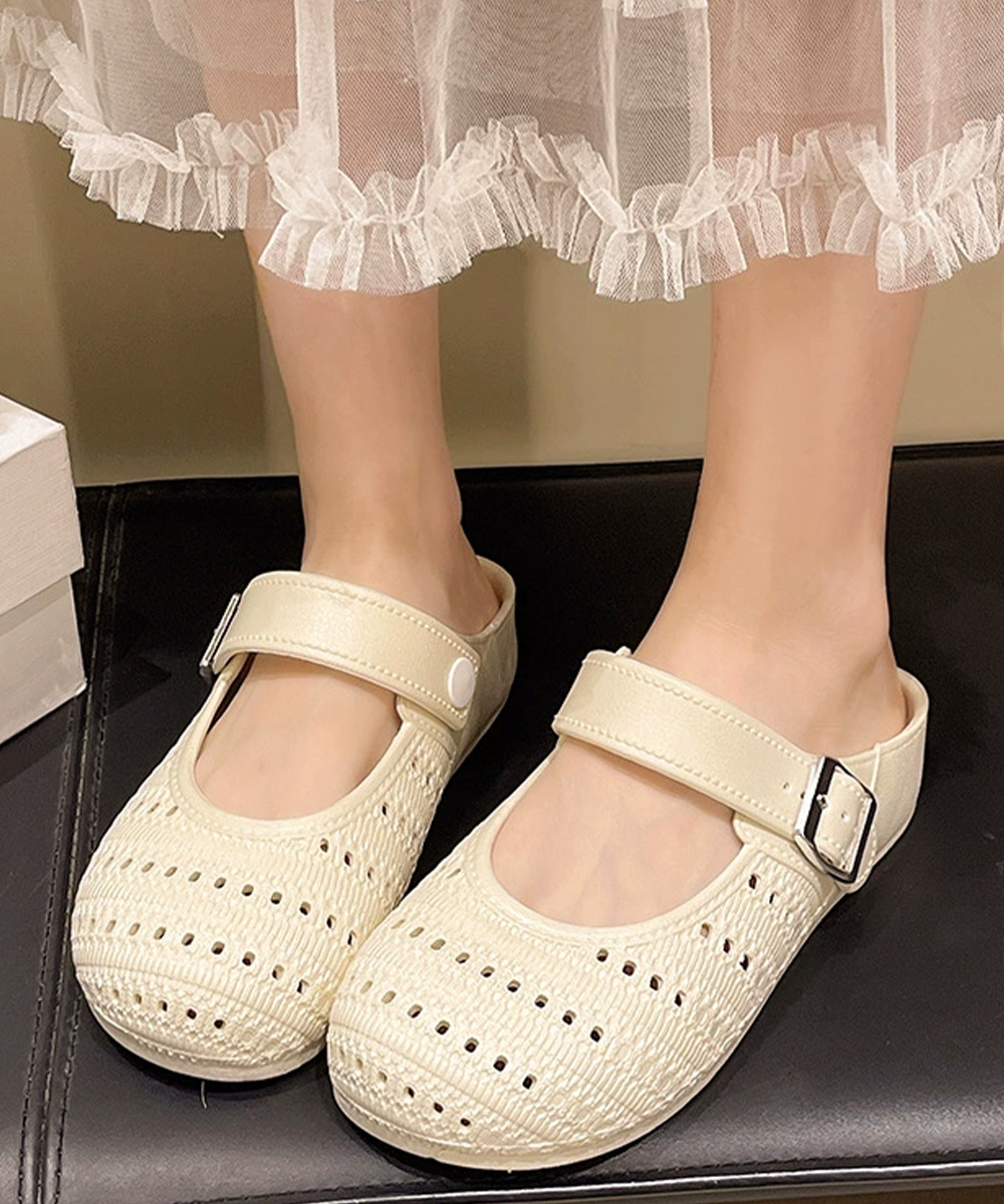miniministore（ミニミニストア） 編み込みメリージェーン ミュール
