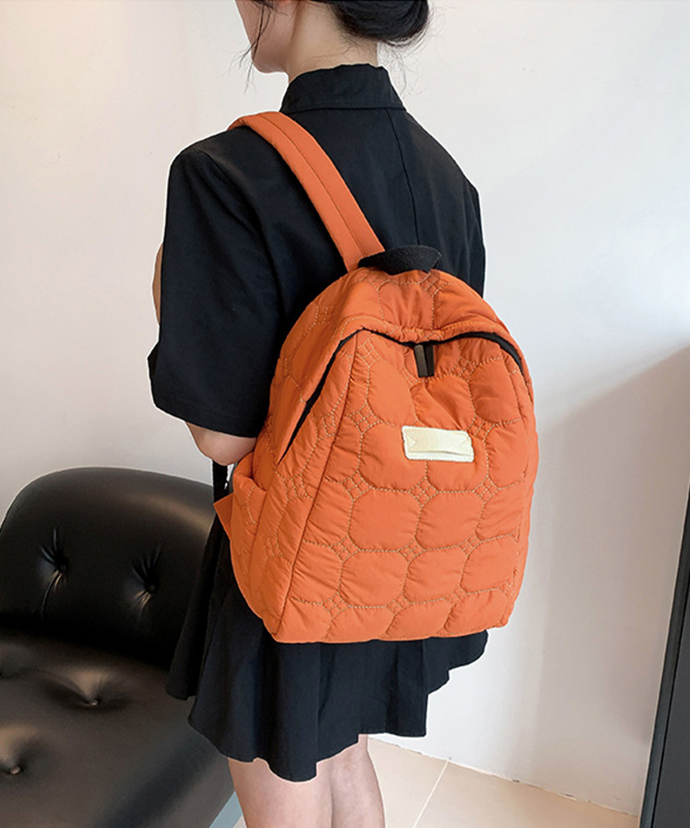 韓国デザイン 本革 キルティングチェーンバックパック リュック miniministore キルティングリュック レディース 韓国風
