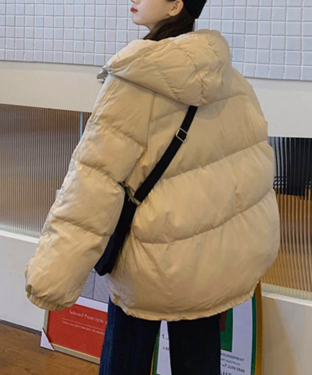 エコダウンジャケット フード付き韓国冬服