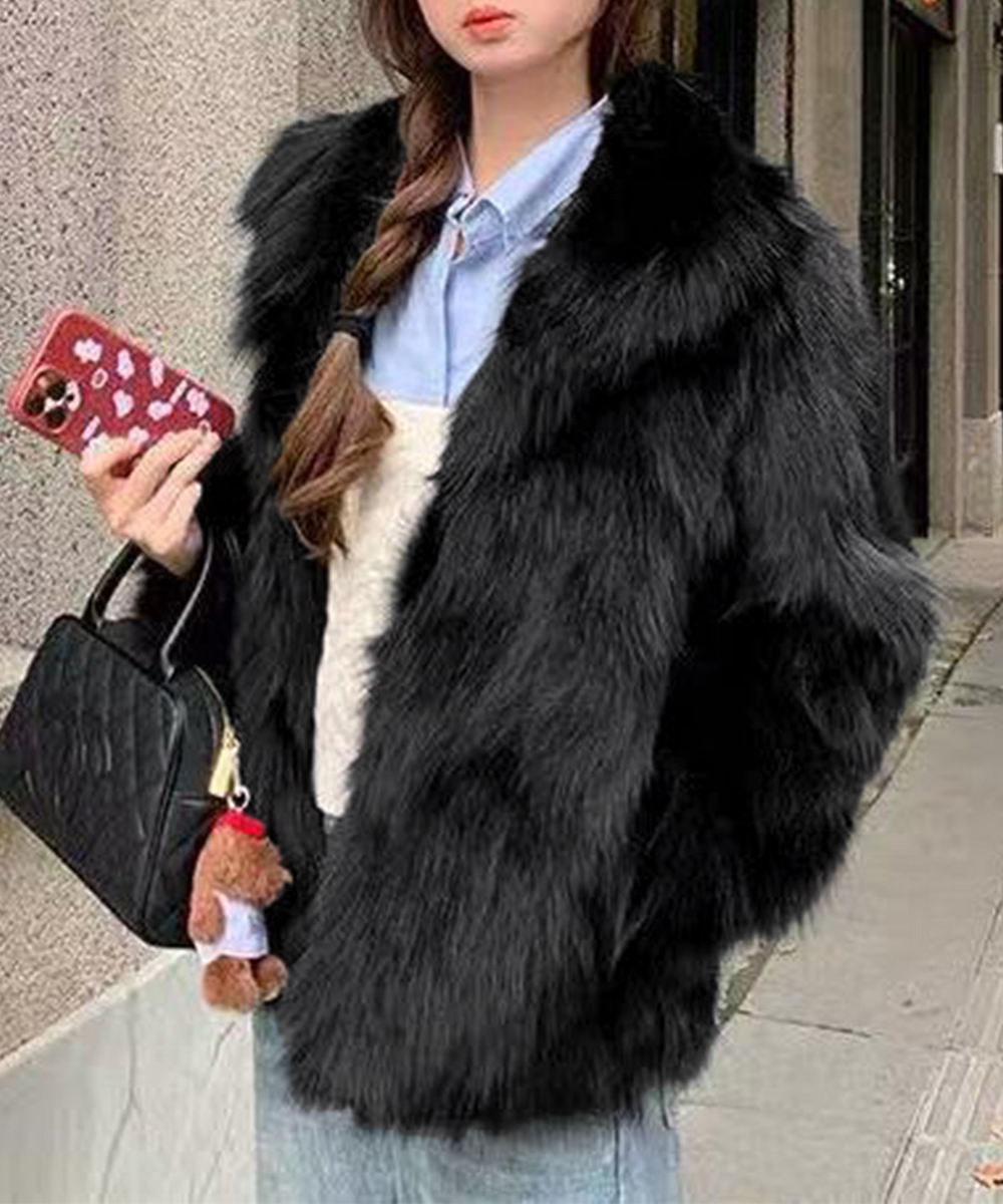 miniministore（ミニミニストア） ふわふわフェイクファージャケット