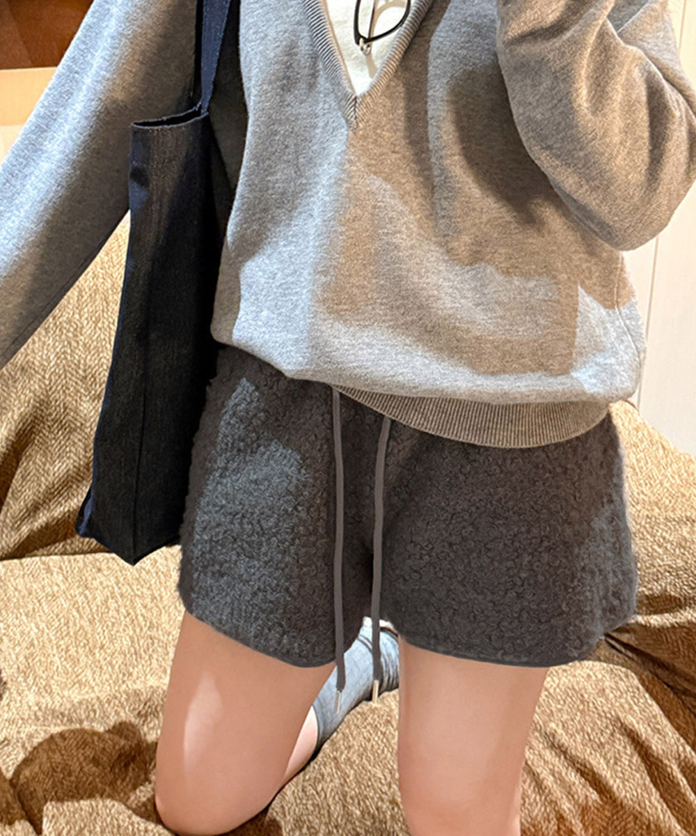 miniministore（ミニミニストア） ボアショートパンツ もこもこルーム