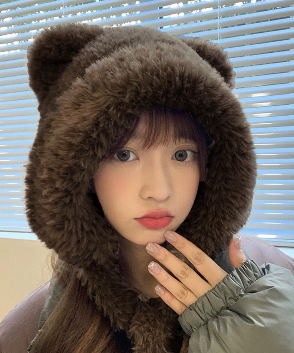 miniministore（ミニミニストア） くま耳ニット帽 レディース もこもこ
