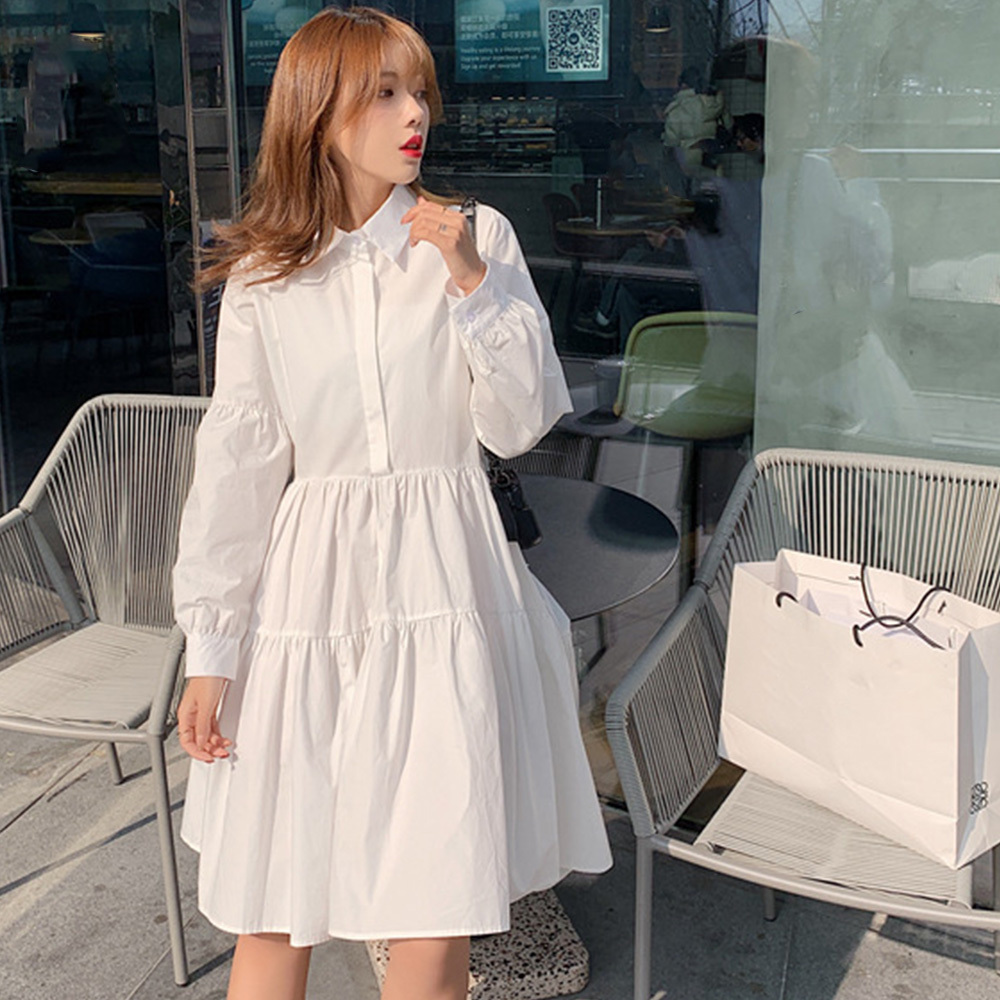 miniministore シャツワンピース レディース ワイドフリル【ゆう