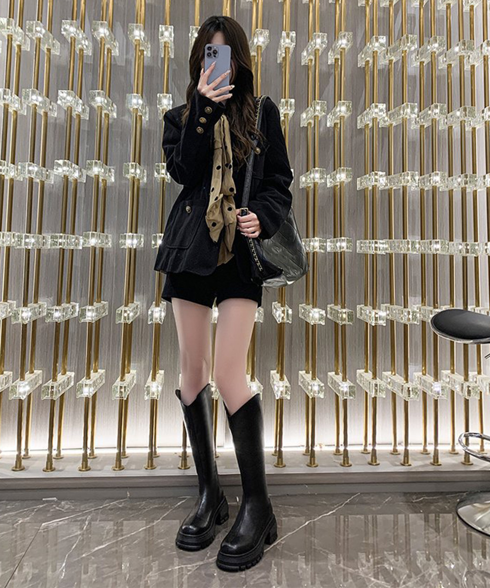 Pleaser プリーザー つま先立ち ニーハイブーツ サイハイブーツ