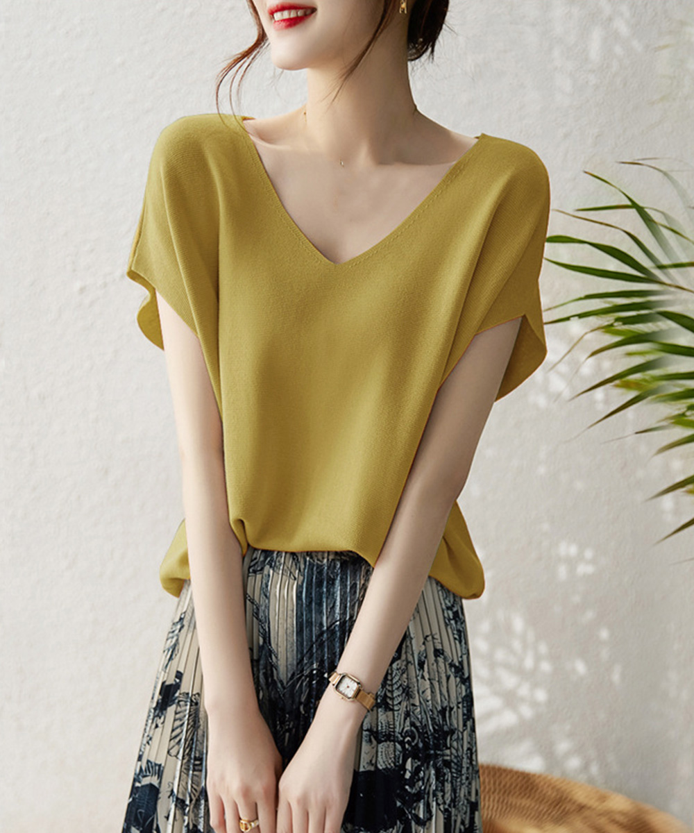 ニットトップス レディース 韓国春秋夏服｜miniministore｜キャリー品 