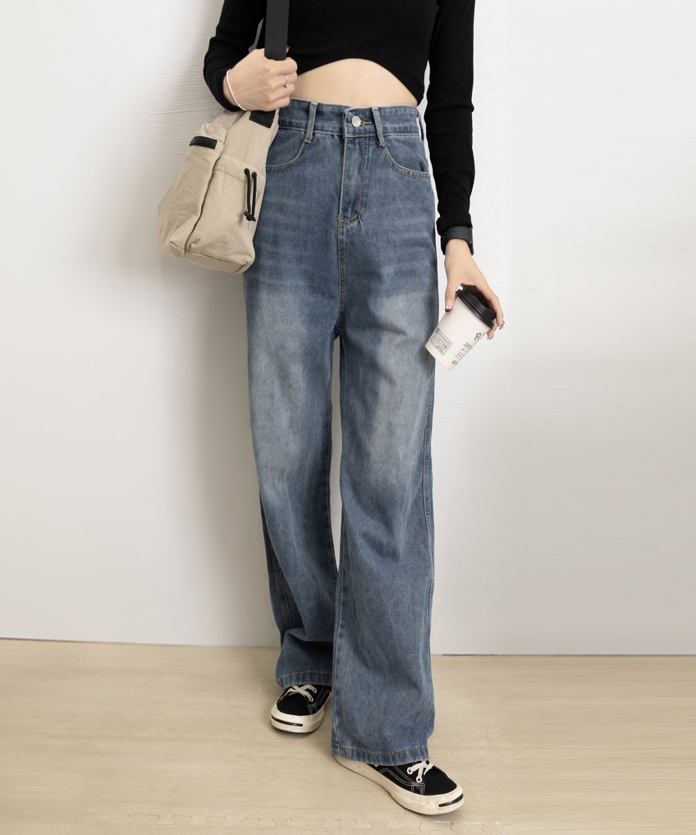 miniministore ヴィンテージデニムパンツ レディース韓国 