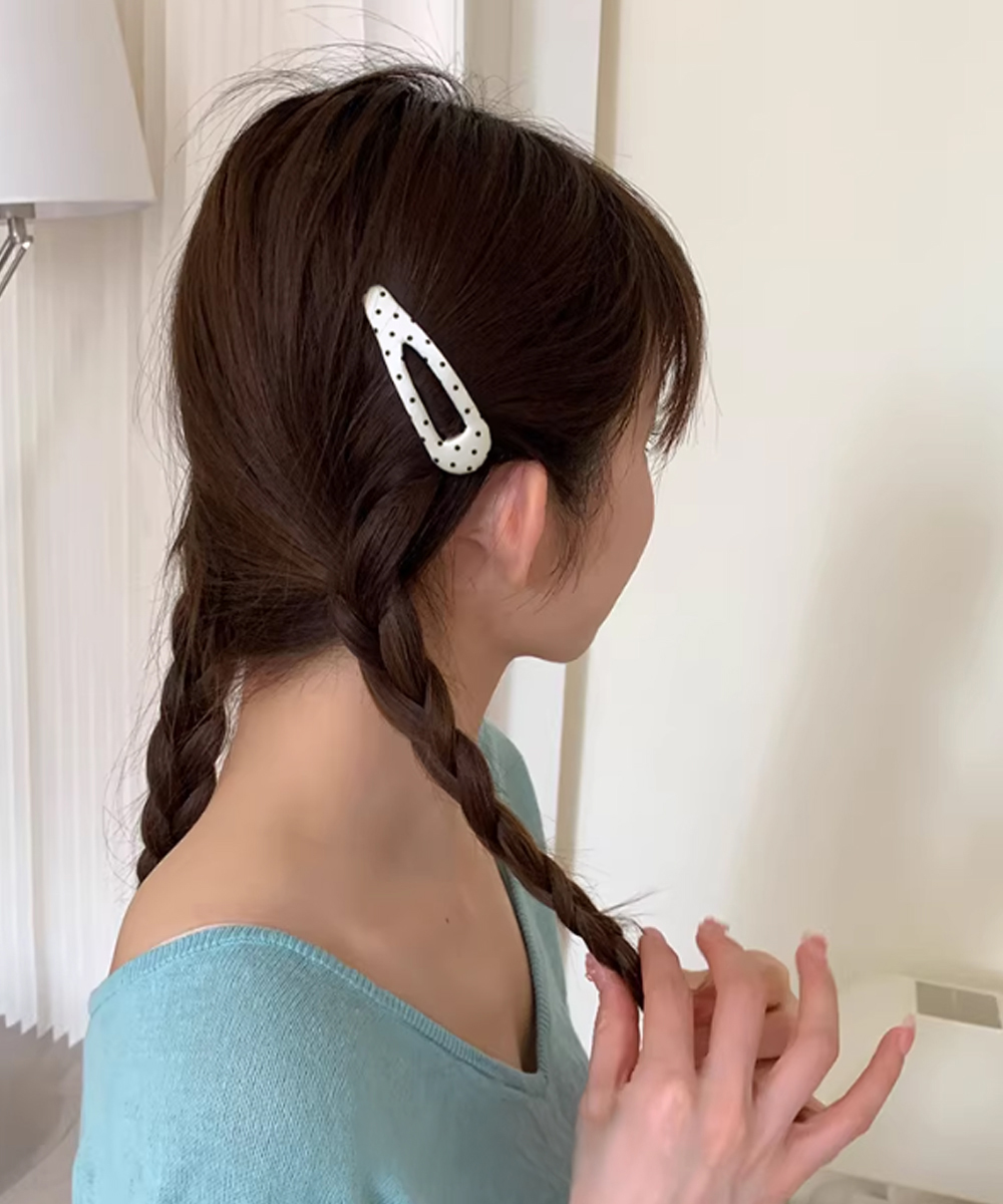 miniministore（ミニミニストア） ドット柄 ヘアピン 韓国風 パッチン