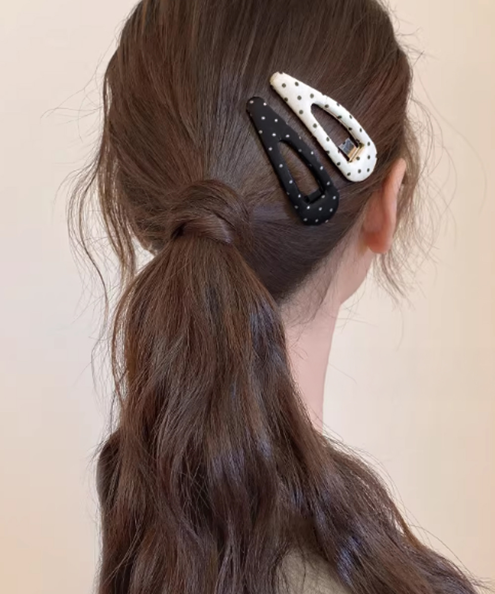 miniministore（ミニミニストア） ドット柄 ヘアピン 韓国風 パッチン