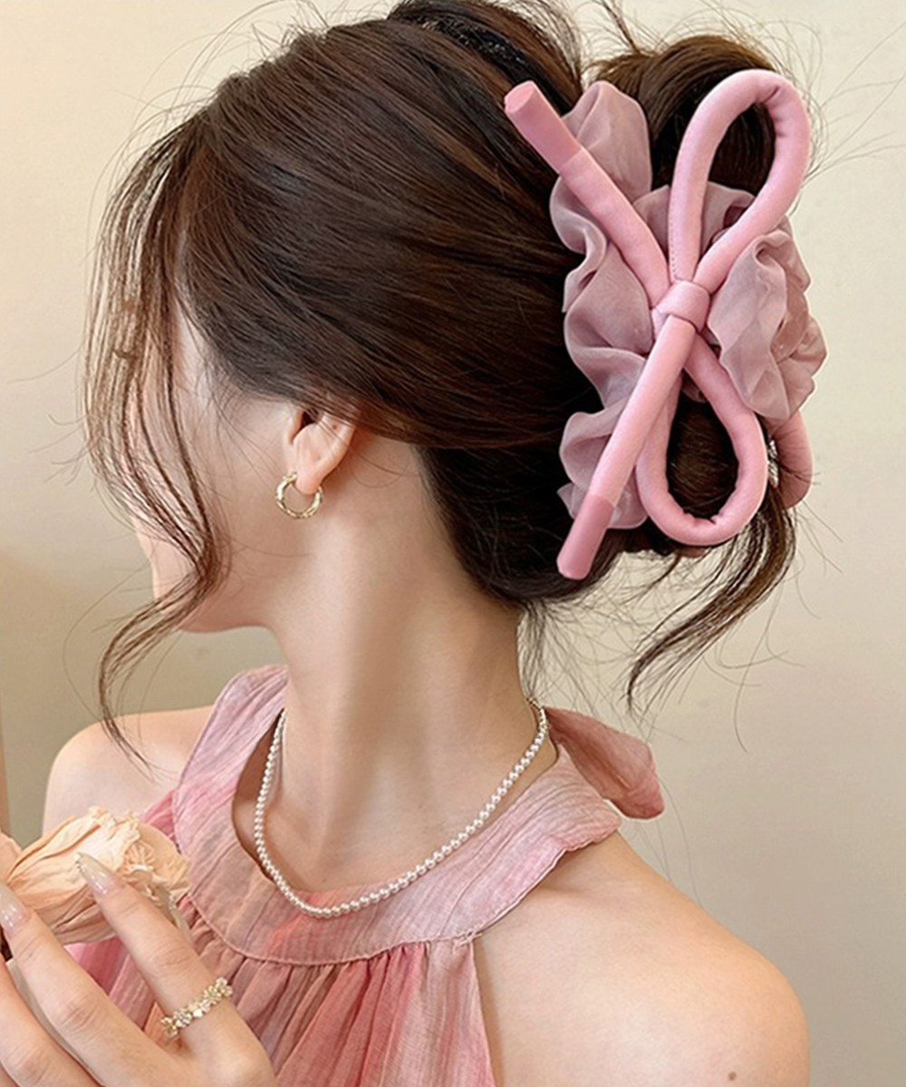 miniministore（ミニミニストア） リボンヘアクリップ大きめ バンス
