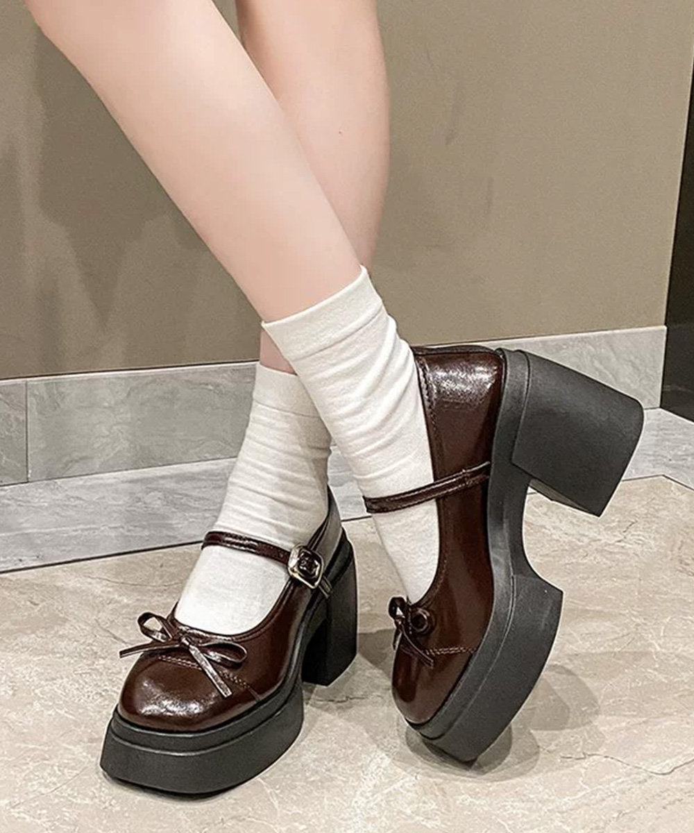 miniministore（ミニミニストア） メアリージェーンパンプス 厚底