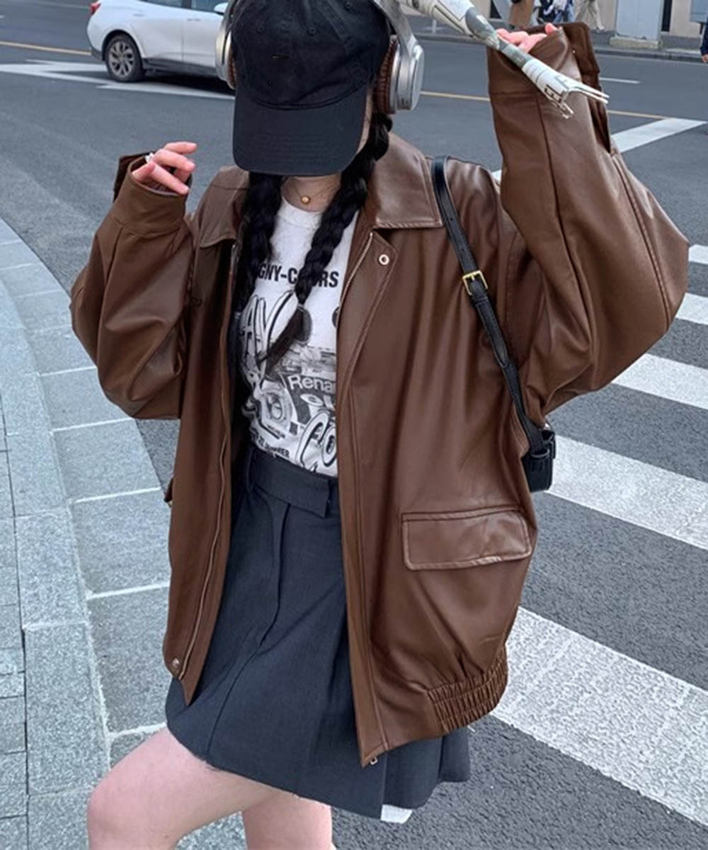 ブルゾン ジップアップジャケット 韓国風 : miniministore - 通販