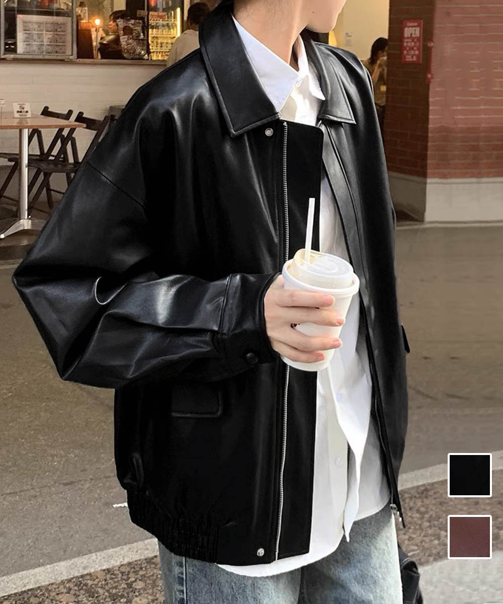 ブルゾン ジップアップジャケット 韓国風 : miniministore - 通販